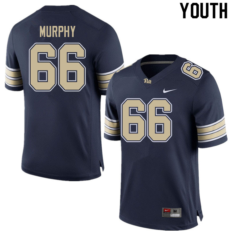 Youth #66 Shane Murphy Pitt Panthers College Football Jerseys Sale-Home Navy